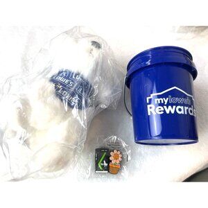2025 My Lowe's Rewards Member Mini Bucket Puppy Dog Plush Croc Shoe Charm